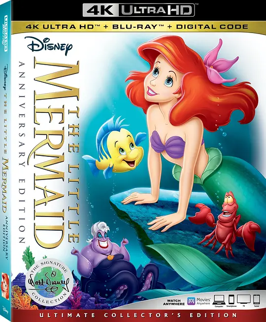 小美人鱼/The Little Mermaid 1989美国爱情动画歌舞片[8.5分] - 4K电影下载