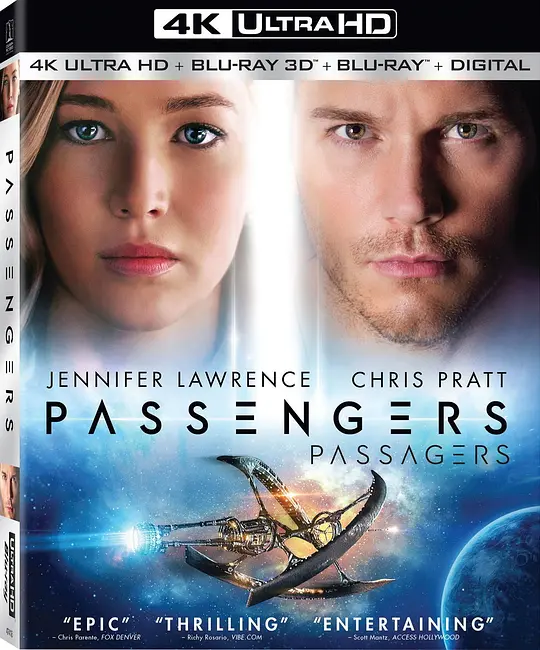 太空旅客/Passengers 2016美国科幻冒险片[6.9分] - 4K电影下载