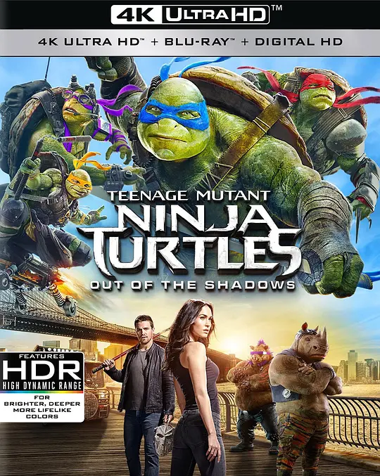 忍者神龟2：破影而出/Teenage Mutant Ninja Turtles: Out of the Shadows 2016美国香港加拿大丹麦德国英国大陆喜剧动作科幻片[6.6分] - 4K电影下载