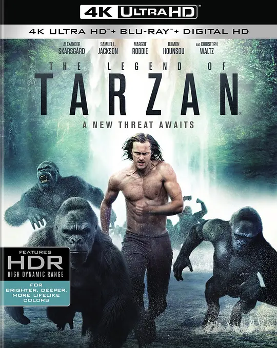 泰山归来：险战丛林/The Legend of Tarzan 2016英国加拿大美国澳大利亚动作冒险片[6.1分] - 4K电影下载
