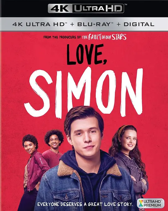 爱你，西蒙/Love, Simon 2018美国喜剧爱情同性片[8.3分] - 4K电影下载
