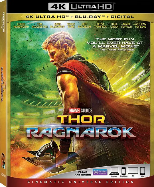 雷神3：诸神黄昏/Thor: Ragnarok 2017美国动作奇幻冒险片[7.4分] - 4K电影下载