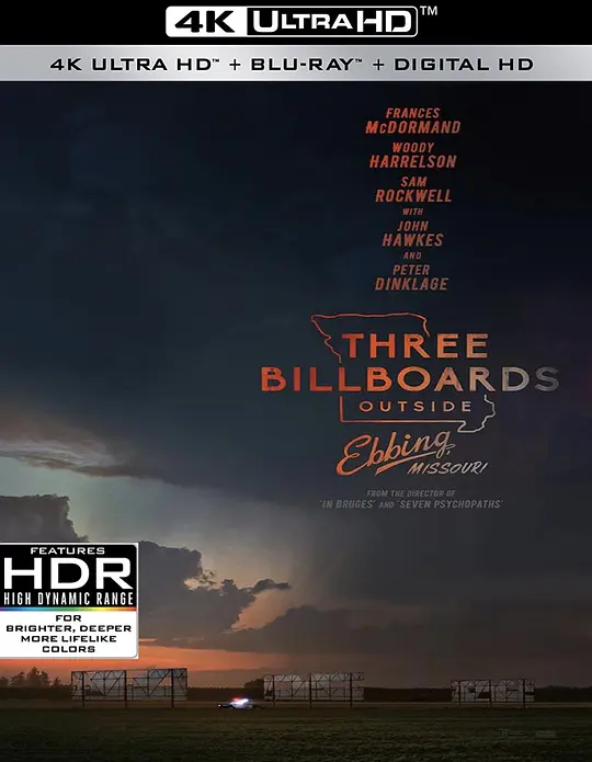 三块广告牌/Three Billboards Outside Ebbing, Missouri 2017英国美国剧情犯罪片[8.7分] - 4K电影下载