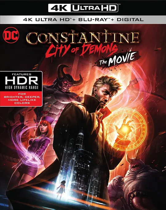 康斯坦丁：恶魔之城 电影版/Constantine City of Demons: The Movie 2018美国动画恐怖奇幻片[7.6分] - 4K电影下载