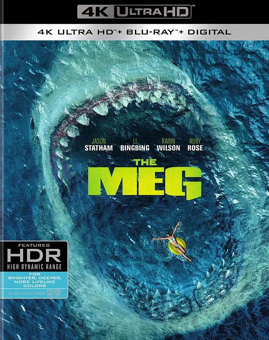 巨齿鲨/The Meg 2018美国香港大陆动作科幻惊悚片[5.7分] - 4K电影下载