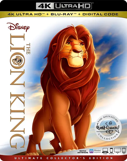 狮子王/The Lion King 1994美国动画歌舞冒险片[9.1分] - 4K电影下载