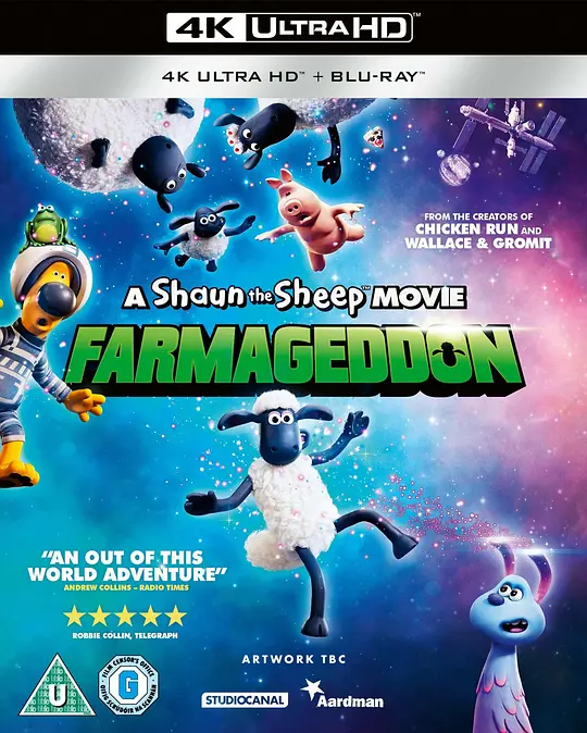 小羊肖恩2：末日农场/A Shaun the Sheep Movie: Farmageddon 2019英国法国美国喜剧科幻动画片[7.5分] - 4K电影下载