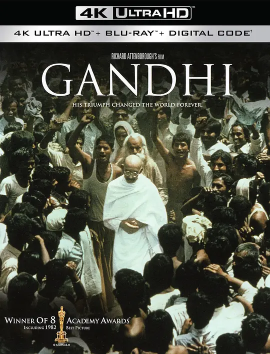 甘地传/Gandhi 1982英国印度美国剧情传记历史片[8.5分] - 4K电影下载