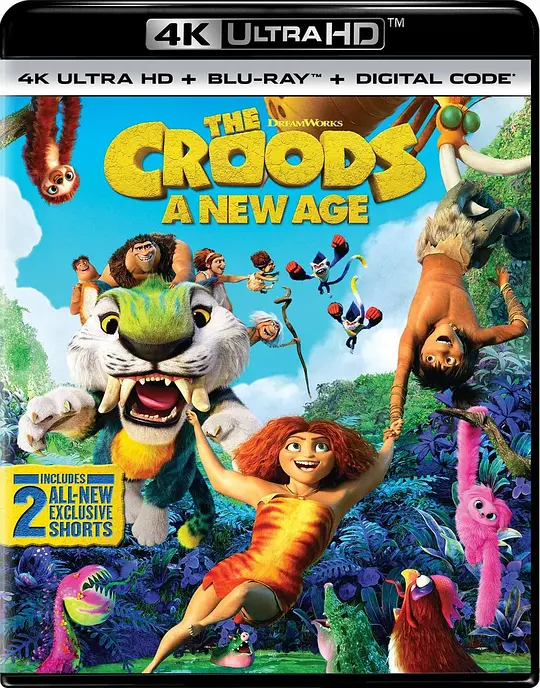疯狂原始人2/The Croods: A New Age 2020美国喜剧动画冒险片[7.7分] - 4K电影下载