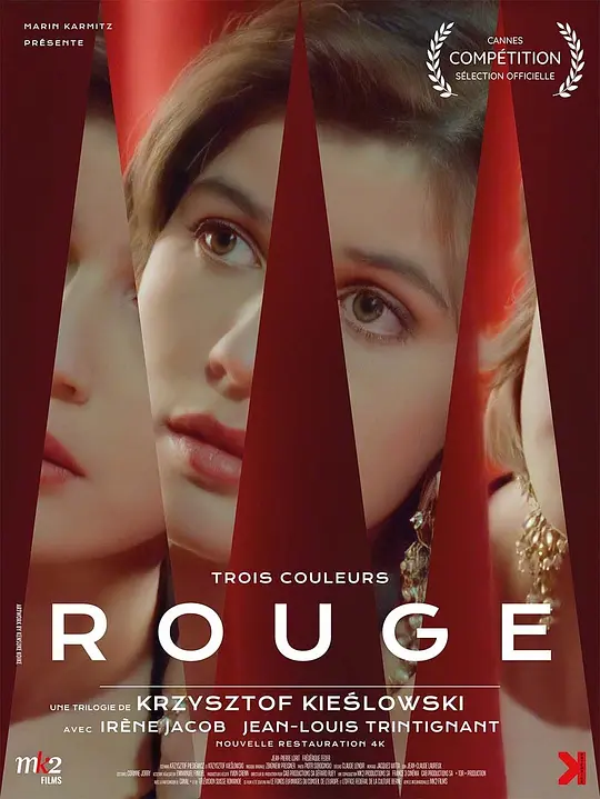 蓝白红三部曲之红/Trois couleurs: Rouge 1994法国波兰瑞士剧情爱情悬疑片[8.8分] - 4K电影下载