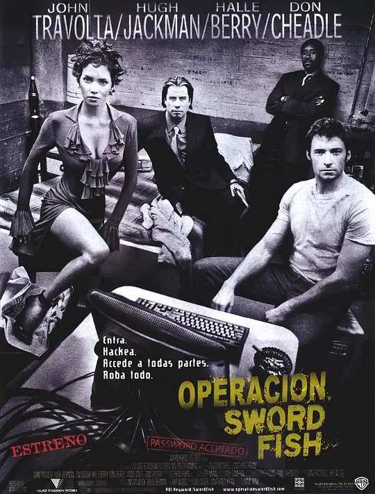 剑鱼行动/Swordfish 2001美国澳大利亚动作惊悚犯罪片[7.5分] - 4K电影下载