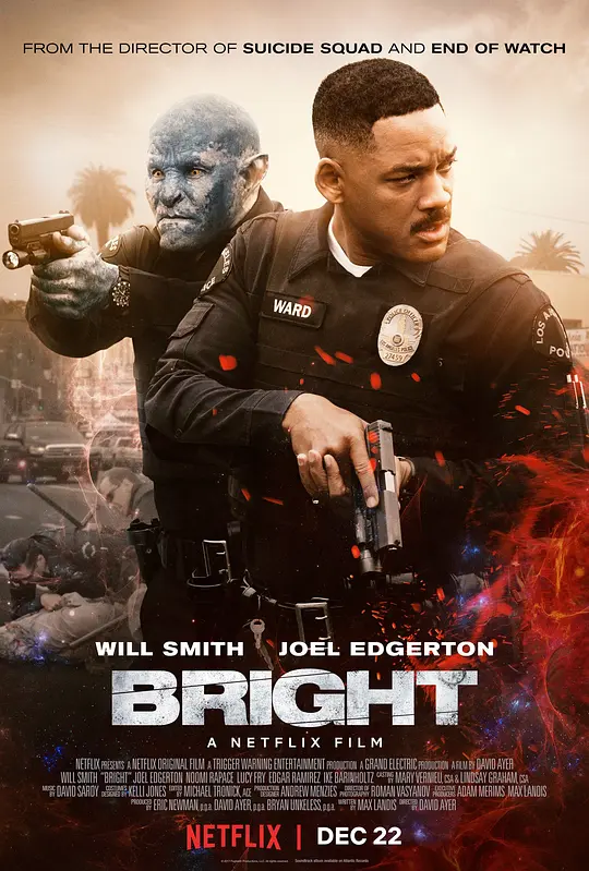 光灵/Bright 2017美国动作犯罪奇幻片[6.4分] - 4K电影下载