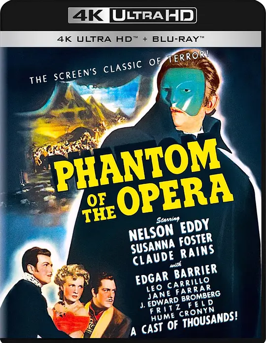歌剧魅影/Phantom of the Opera 1943美国剧情爱情惊悚片[7.1分] - 4K电影下载