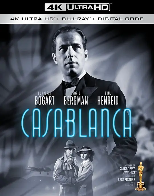卡萨布兰卡/Casablanca 1942美国剧情爱情战争片[8.7分] - 4K电影下载