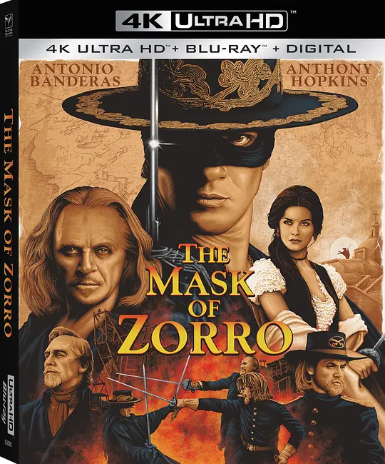 佐罗的面具/The Mask of Zorro 1998美国墨西哥德国动作爱情西部片[7.6分] - 4K电影下载