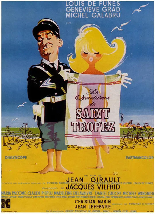 圣特鲁佩斯的警察/Le gendarme de Saint-Tropez 1964法国意大利喜剧犯罪冒险片[7.8分] - 4K电影下载