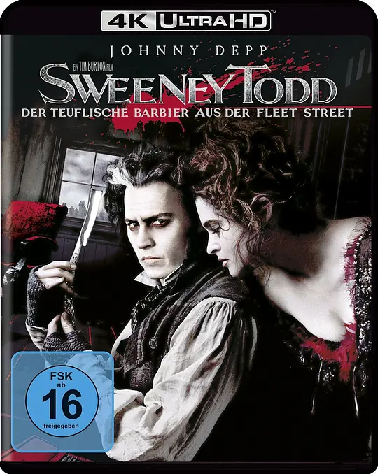 理发师陶德/Sweeney Todd: The Demon Barber of Fleet Street 2007美国英国剧情恐怖歌舞片[7.8分] - 4K电影下载