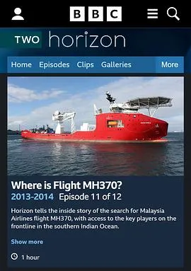 地平线系列：马航370，你在哪？/Horizon: Where is Flight MH370? 2014英国纪录片片[7.5分] - 4K电影下载